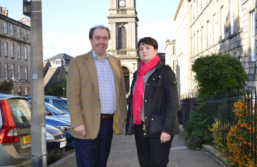 Ruth Davidson MSP and Cllr Iain Whyte