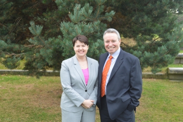 Ruth Davidson MSP and John McLellan